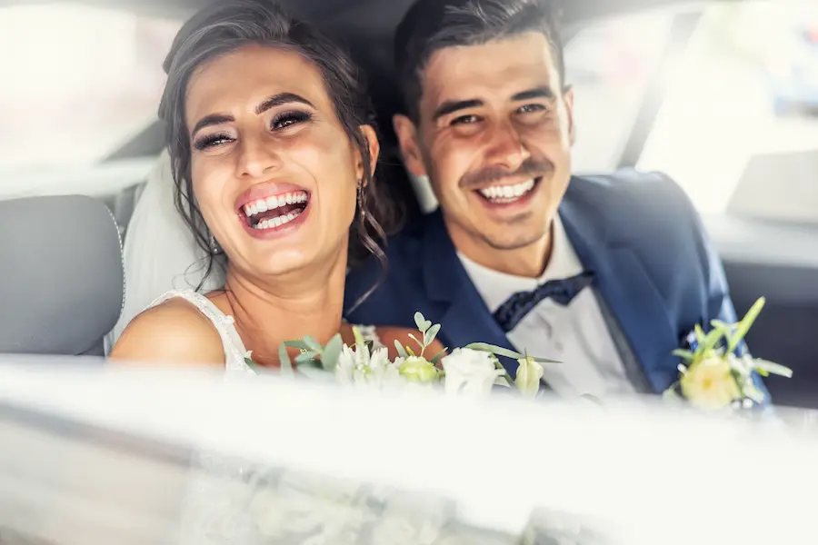 sonrisa perfecta día de la boda