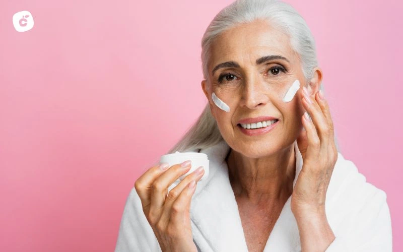 Uso de cremas y serums antiarrugas para prevenir el surco nasogeniano